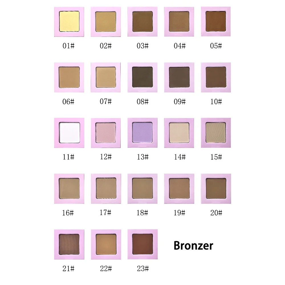 Custom 23colors Contour Pressed Powder Private Label Natural Oil Control Long-lasting Waterproof Concealer Makeup Wholesale