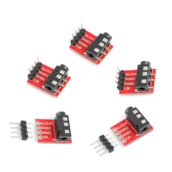 1/5PCS TRRS 3.5mm Audio Socket Jack Breakout Headphone Video Audio MP3 Jack Professional Module 3.5 MM Board