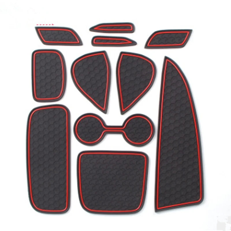 

Anti-Slip Car Gate Slot Mat For Toyota Yaris 2020 RHD Non-Slip Door Groove Pad Rubber Coaster Auto Interior Accessories