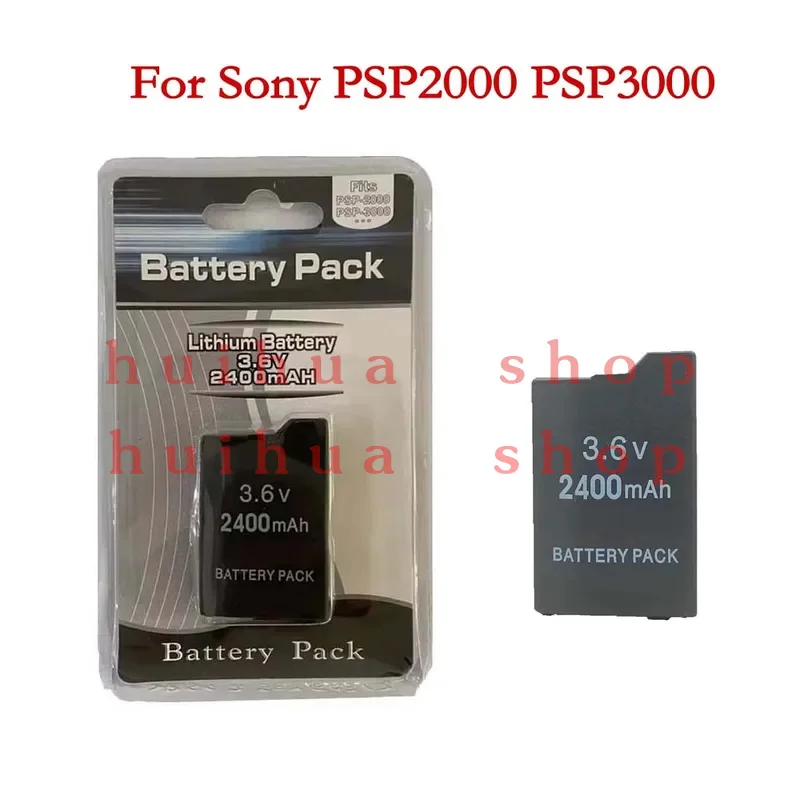 PSP Batteries 3.6V 2400mah Li-ion Rechargeable Battery for Portable Gamepad PSP Accessories Sony PSP2000 PSP3000 PlayStation