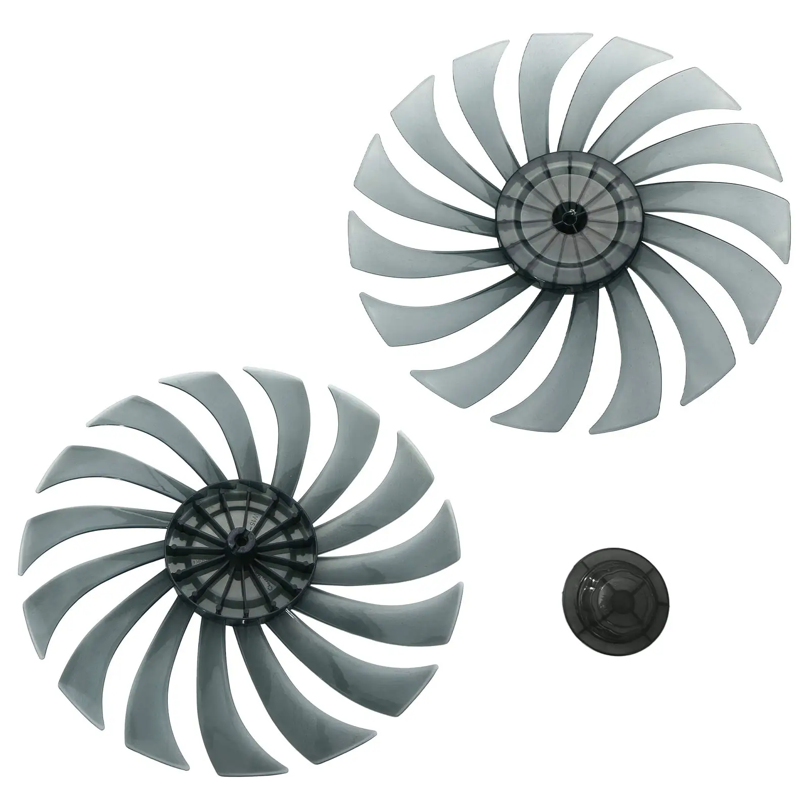 

Household Silent Fan Blades 5/6/15leaves Plastic Silence Impellor with Nut Cover Replacement for Stand/Table Fanner Accessories