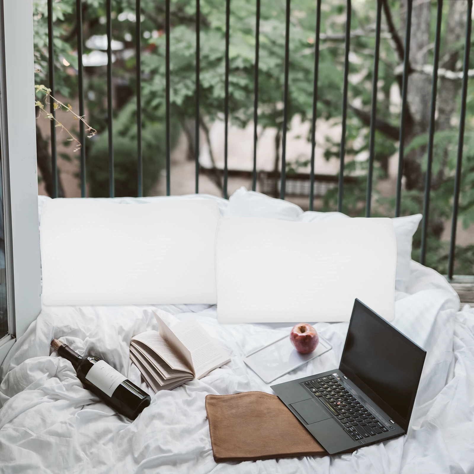 

Anti Snore Memory Cotton Pillow Neck Support Cushion for Home Use Comfortable Sleeping Cervical Neck Pain Relief Pillow