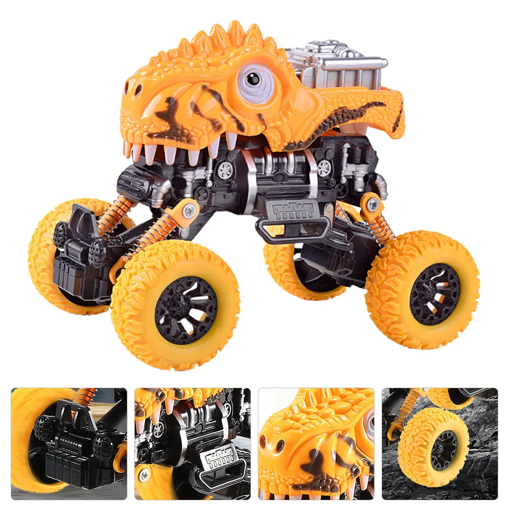 

Dinosaur Pull Back Vehicle Large Size Friction Powered Kids Educational Gift Improve Hand-Eye Coordination Family Interaction