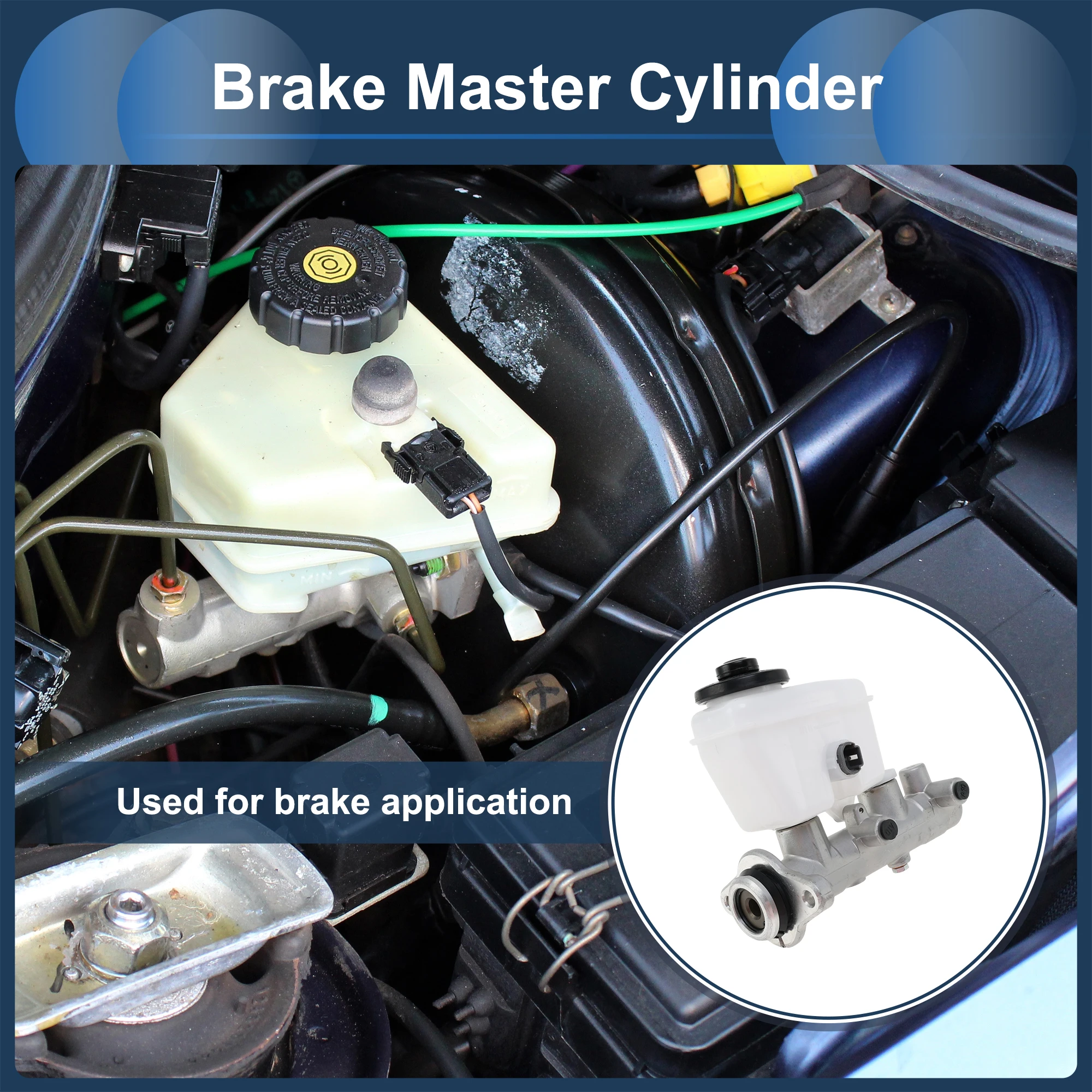 

Главный тормозной цилиндр UXCELL с резервуаром No 472013D320 для Toyota Land Cruiser 96-03