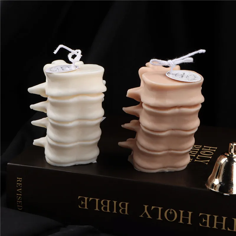 

Halloween Vertebrae Silicone Candle Mold for DIY Handmade Aromatherapy Candle Plaster Ornaments Soap Mould Handicrafts Making