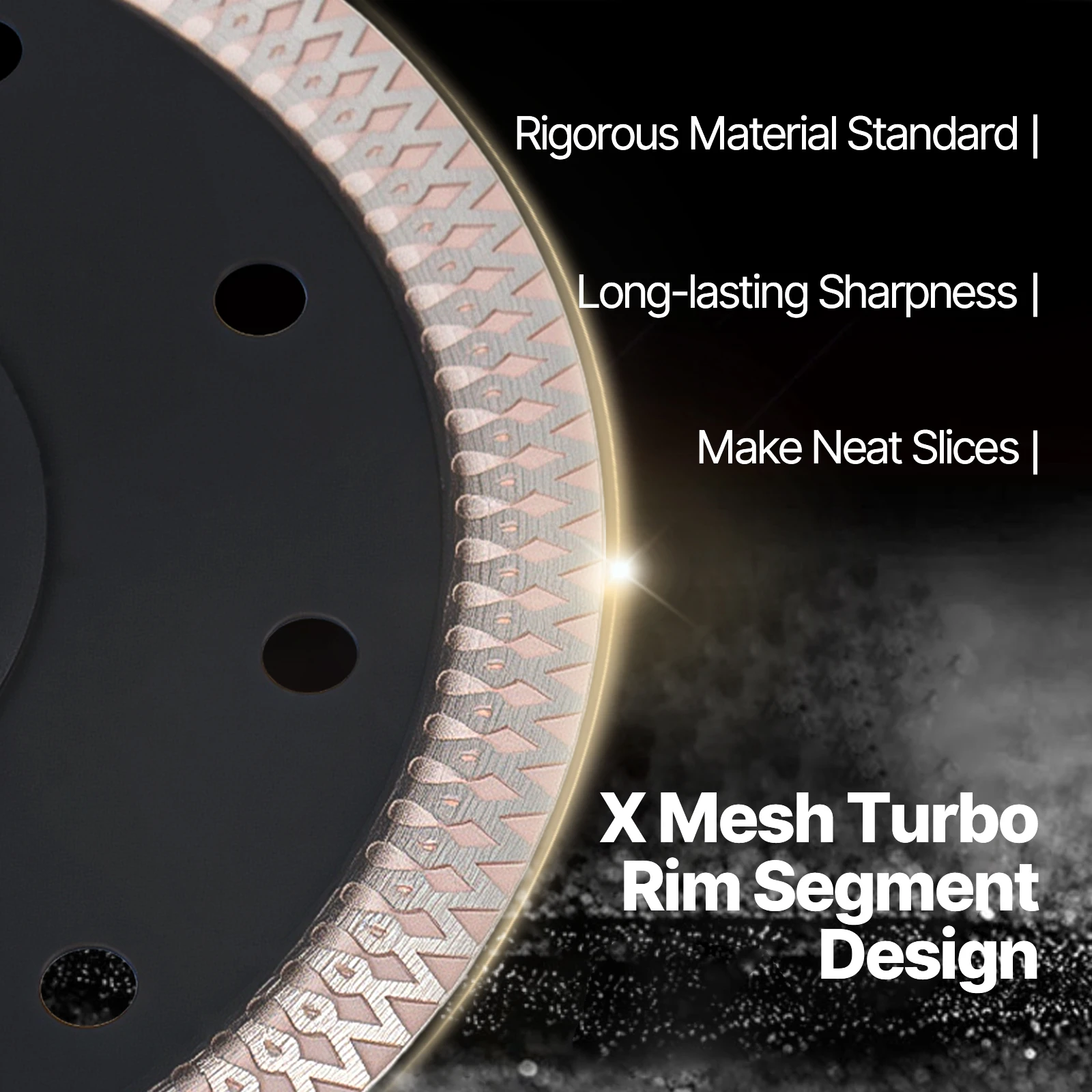 قرص قطع الماس 105/115/125/180/230 مللي متر شبكة توربو الماس شفرة المنشار الخزف السيراميك شفرة تقطيع الرخام لطاحونة الزاوية