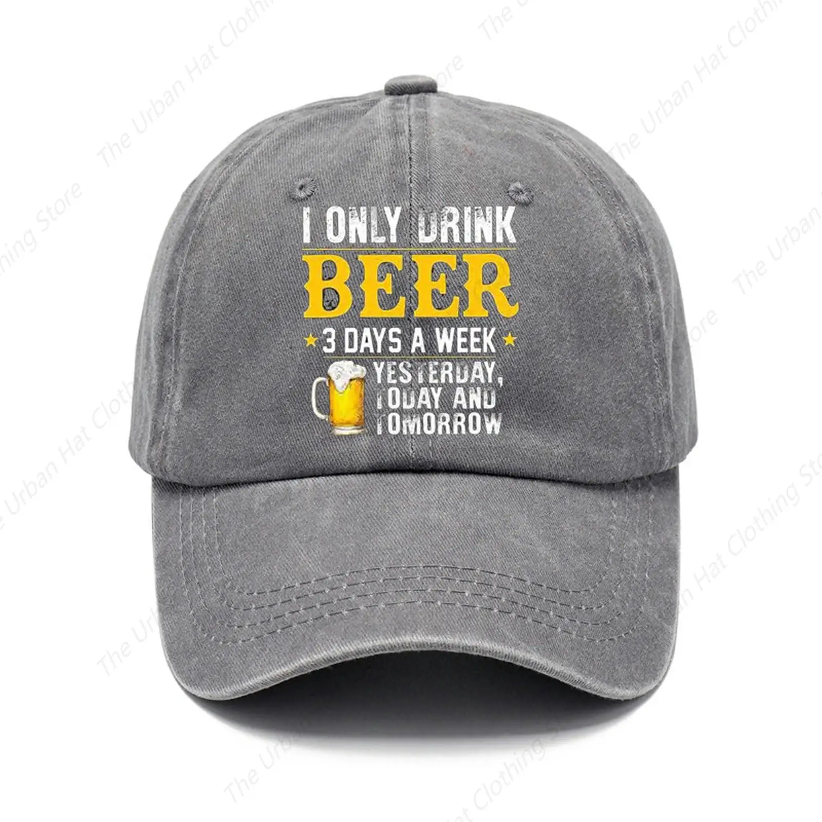 

I Only Drink Beer 3 Days A Week Trucker Hat Unisex Distressed Funny Beseball Cap for Men Women Daily Outdoor Cool Dad Ball Caps