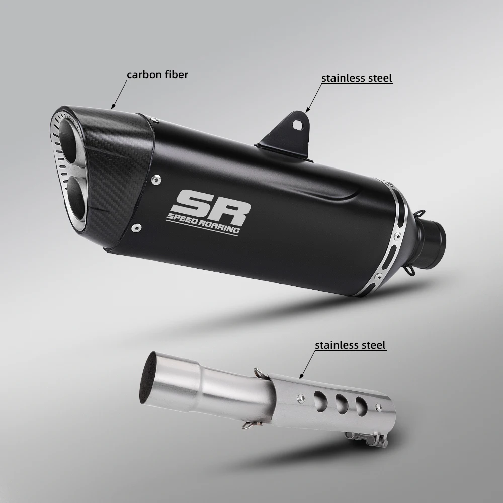 Tubo de escape para motocicleta, sección central de acero inoxidable, años 2019-2026, sección trasera K175, compatible con ymhT700S Slip On