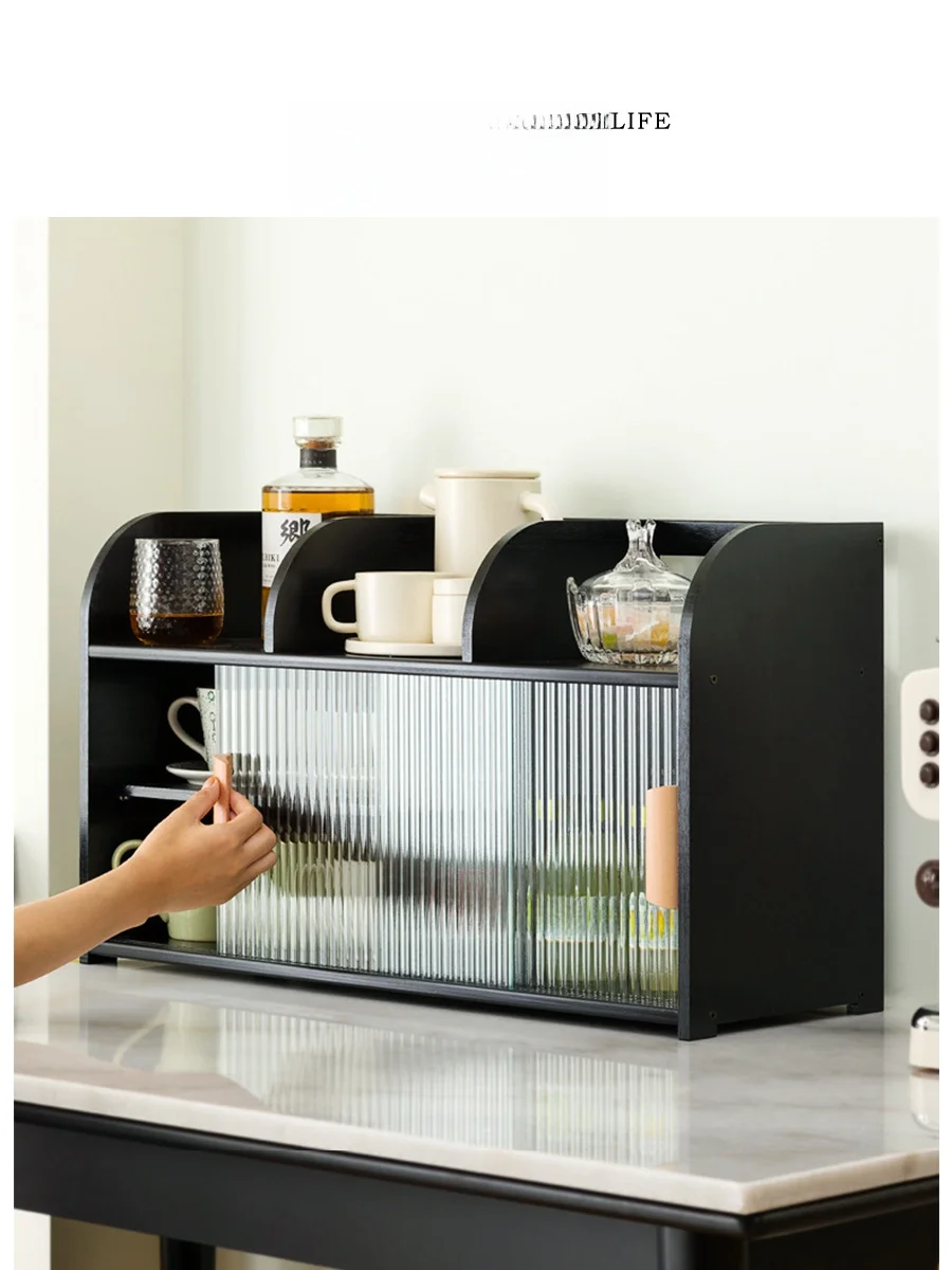 

Подставка для стаканов Tlife Nanmu: Роскошная пылезащитная подставка для стеклянных стаканов для гостиной, рабочего стола, шкафа – незаменимая полка для хранения для джентльменов