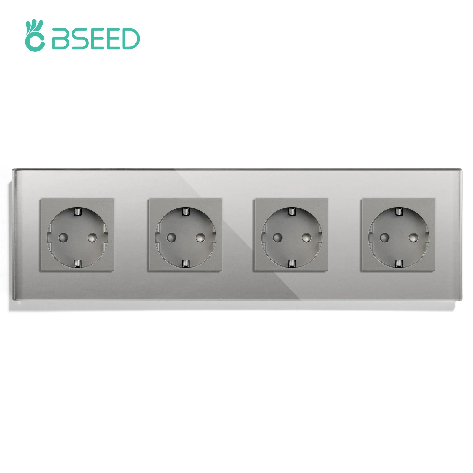 Bseed eu Standard Wand steckdosen Typ-C-Steckdosen Wand steckdose USB-Ladeans chluss Glasscheibe Kinderschutz 16a