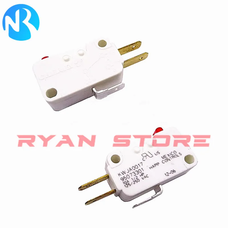 2PCS 100%New Original Large Micro Switch KWJA0017 10A 125V Water Heater limit Touch Switch 10A/125V Reset Stroke Straight Handle