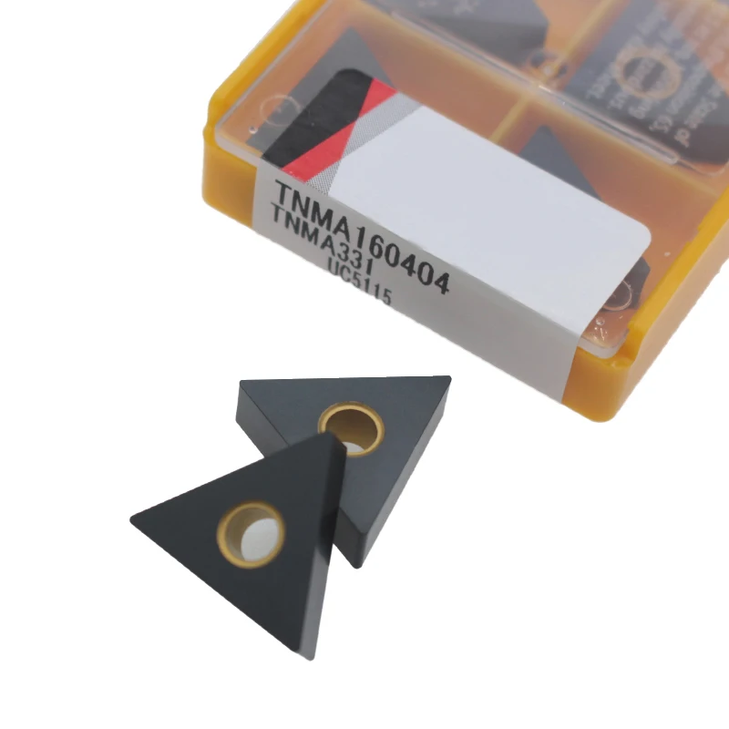 Imagem -03 - Cnc Carbide External Turning Inserts Usinagem Ferro Fundido Tnma160404 12 Uc5115 10 Pcs
