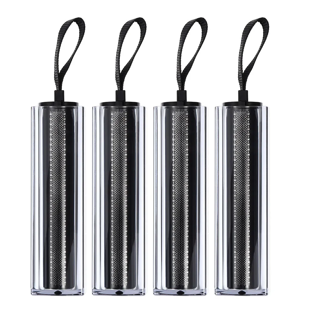 Lot de 4 tubes de rouge à lèvres biseautés DIY, contenants vides pour baume à lèvres, qualité fiable, design compact, facile à transporter pour les voyages d'affaires et les excursions.