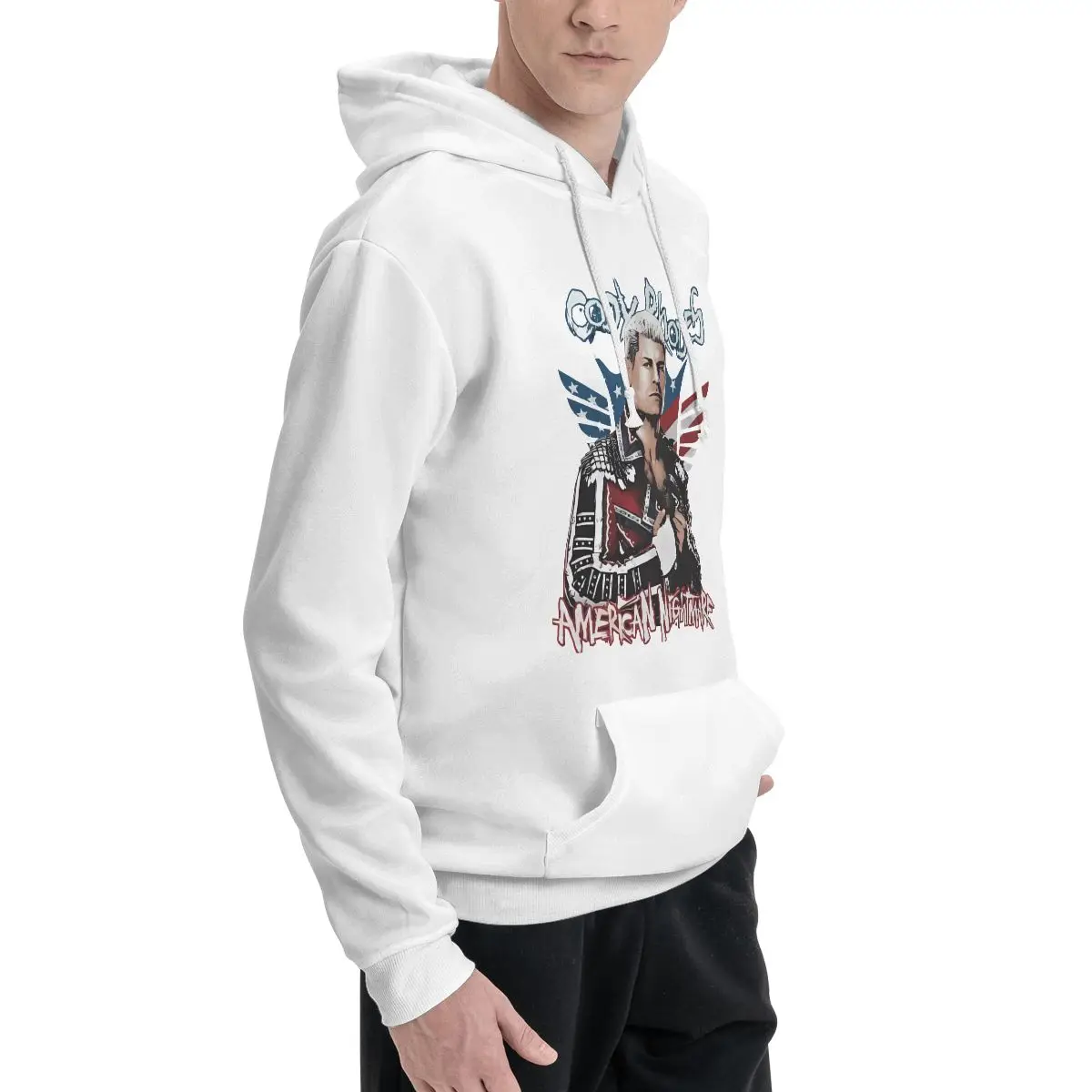 Cody Rhodes Streetwear Hoodies Winter wwe backlash Casual Sweatshirts Men Hip Hop Basic Oversized Hoodie