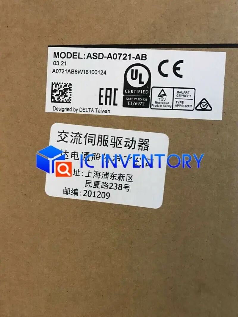 

1pcs Brand New Delta AC Servo Drive ASD-A0721-AB