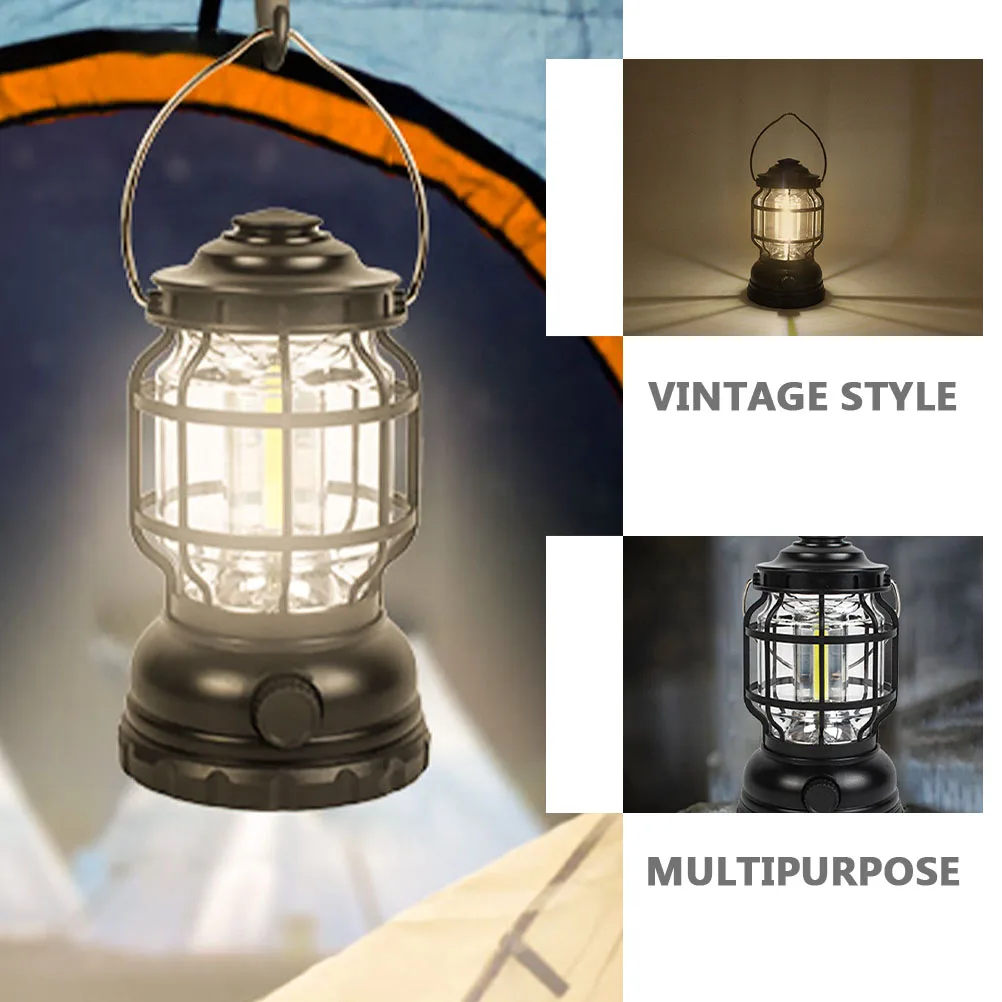 

Retro Camping Lamp Portable Vintage Style Outdoor Tent Light Bright Multipurpose Lantern Light for Hiking Camping Emergency Use