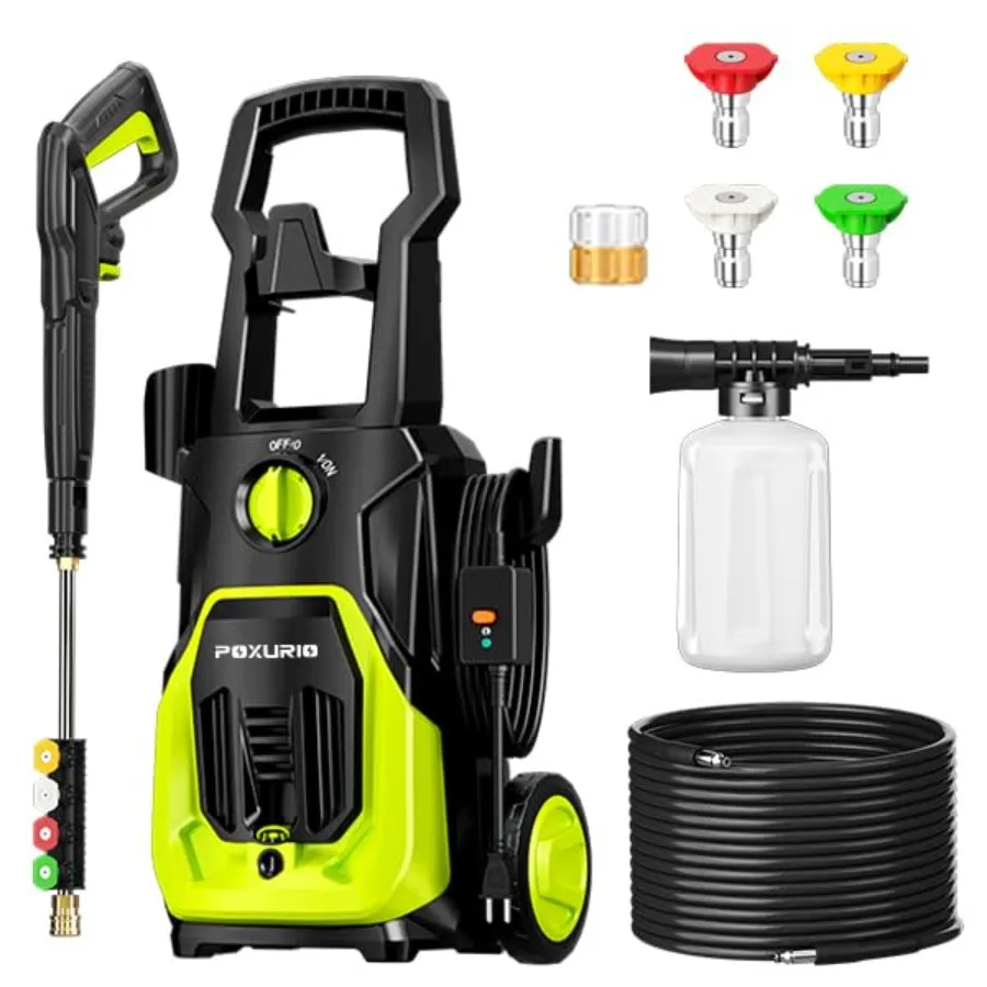 

Electric Pressure Washer 4000PSI 2.8GPM Power Washer 3-in-1 Self-Priming High Pressure Washer for Cars Patio Deck