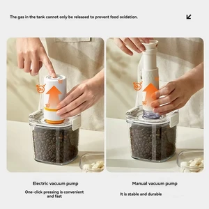 진공 씰 컨테이너 전기 커피 콩 진공 밀봉 항아 8 최고의 판매 캐니스터 - №7