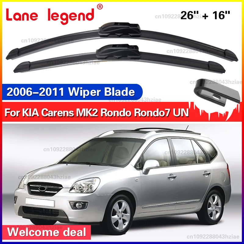 Frontwischerblätter Bürsten Cutter Zubehör J U Haken für KIA Carens MK2 Rondo Rondo 7 UN 2006-2011 2008 2009 2010 2011
