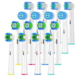 16Pack toothbrush Head Compatible with Braun Oral B Electric Toothbrush,Fit Fit for Oral b Vitality Pro Smart Genius Teen Series