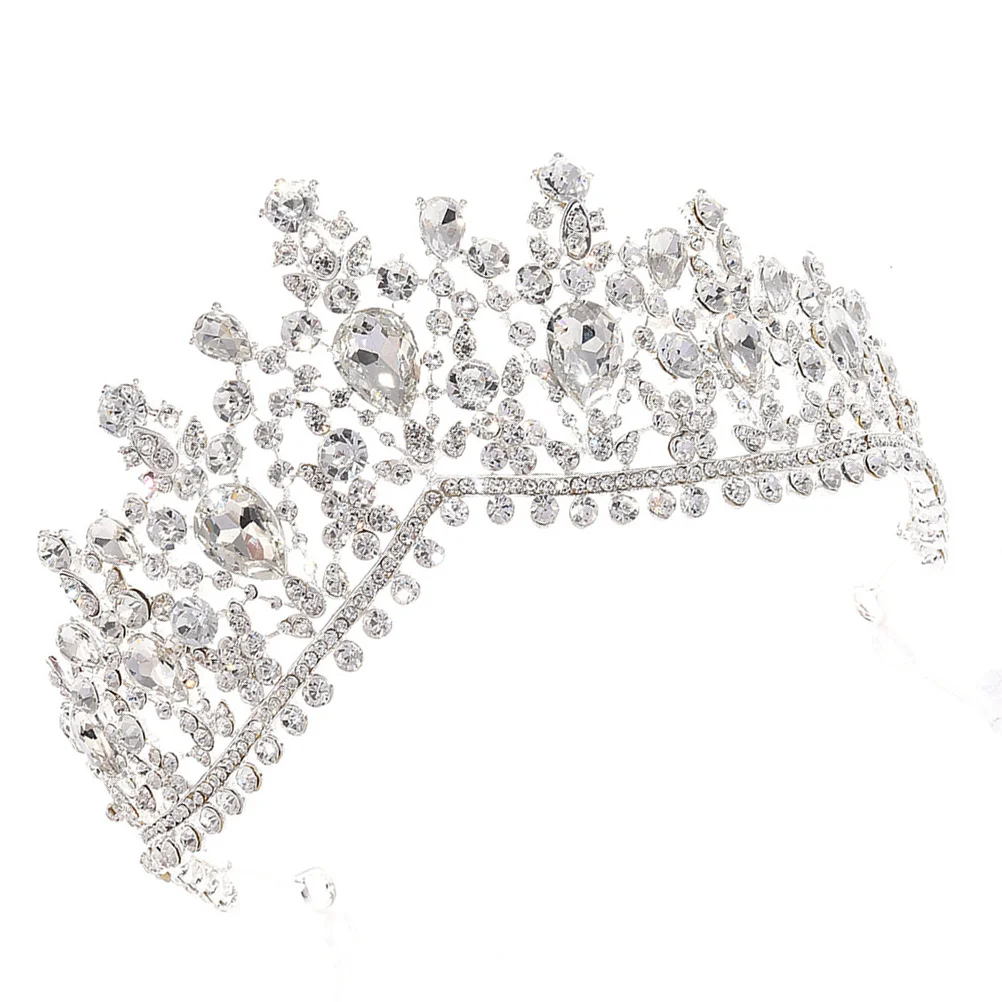 

Crown Alloy Rhinestone Bridal Headdress Hair Hoop Wedding Party Accessory Bride Bridesmaid