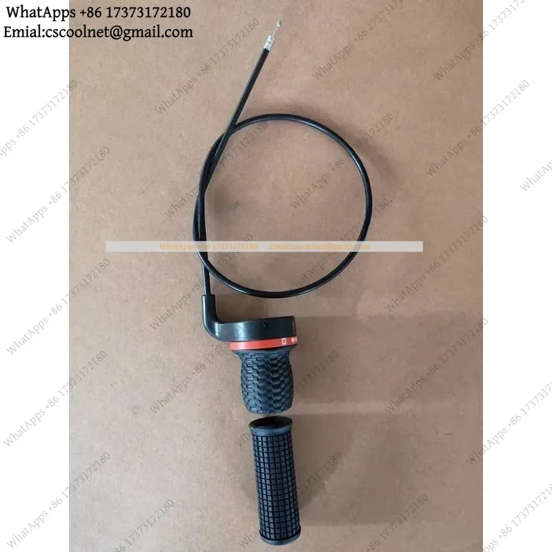 JS02 For Hangkai 4 Stroke Marine Boat Engine Throttle Cable with Handle Replacement Spares for 3.6Hp/4.0Hp Outboard Motors