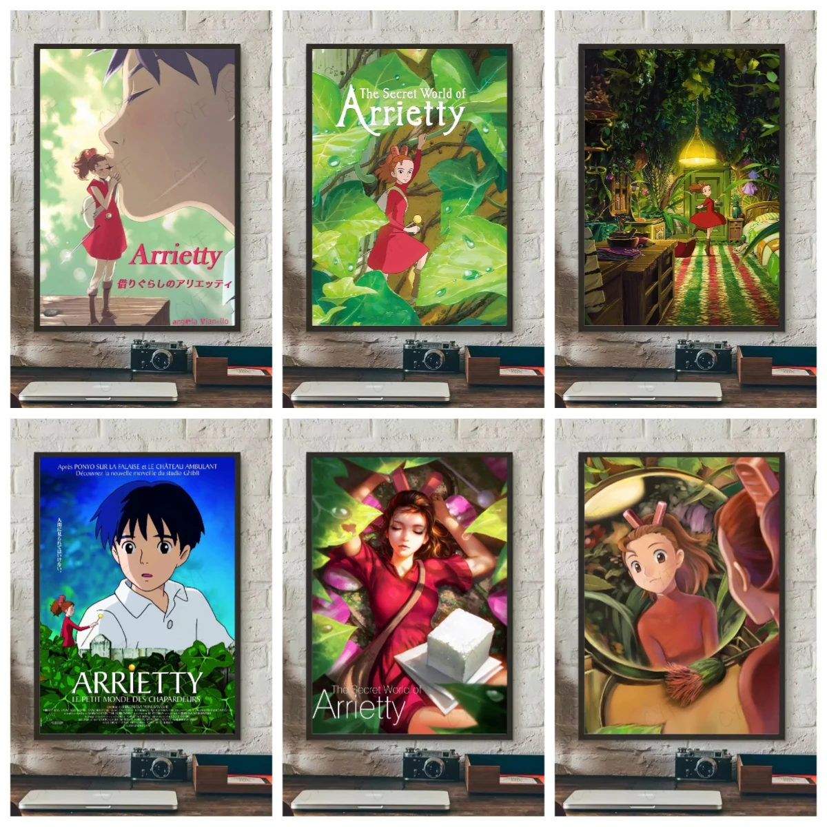 

Adult Jigsaw Puzzle 1000 Pieces Puzzle The B-Borrowers Arrietty Anime Paper Puzzle Decorative Painting Exercise Brain Thinking