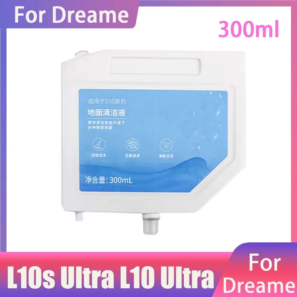 Detergente para aspiradora Dreame L10s Ultra L10 Ultra S10 Pro S10 S10 Plus, solución de limpieza líquida, accesorios de 300ml