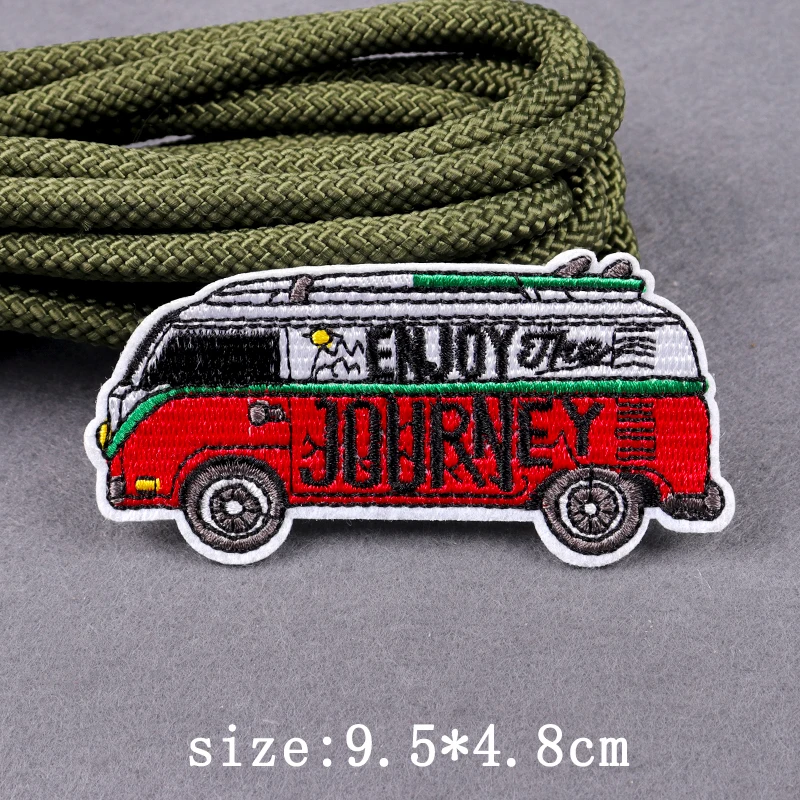 Wilderness Outdoor Embroidery Patches for Clothing Iron on Patches on Clothes Camping Adventure Patch for Clothes Sticker Badges