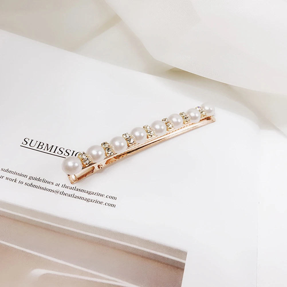 

3pcs Hair Clips Elegant Stubbed Headdress Rhinestone Barrettes Creative Headwear for Women Girls Wedding Party Daily Wear