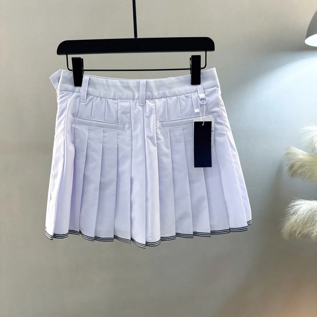 Women's Golf Skirt 2026 Summer New Korean Style Slimming High-Waist Pleated Premium Versatile Breathable Quick-Dry Stretch Mini