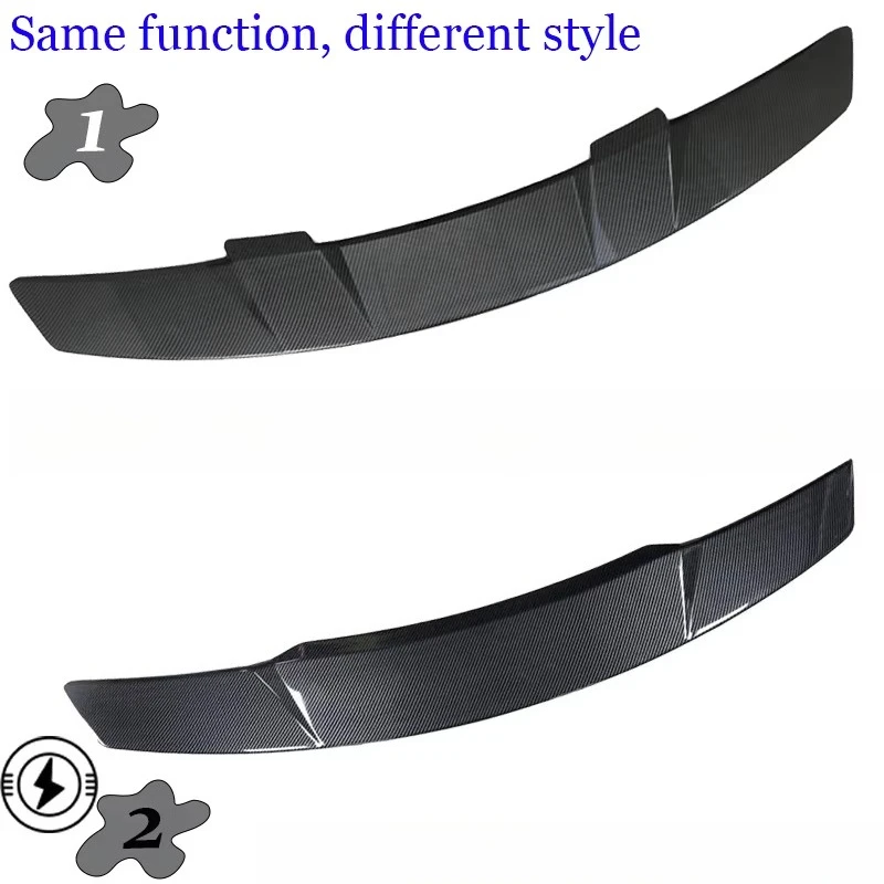 NEW Electric Universal Carbon Fiber Sedan Car Rear Trunk Tail Boot Spoiler Wing for Toyota Vios