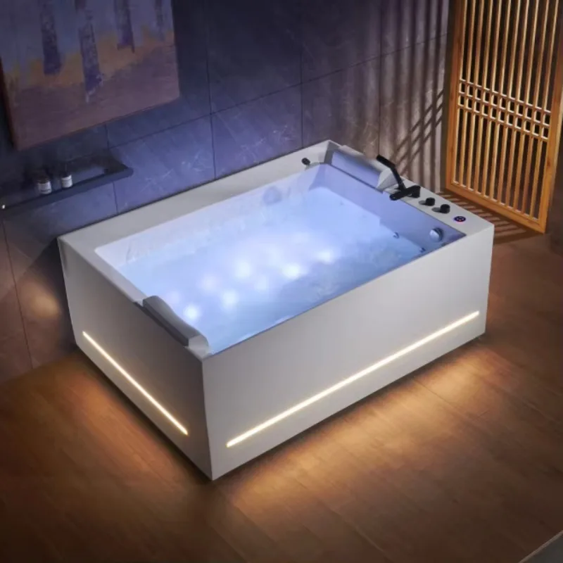 Double Jetted Bathtub Acrylic whirlpool Bath Spa Tubs Hydromassage Bathtubs & Whirlpools Hot Tub