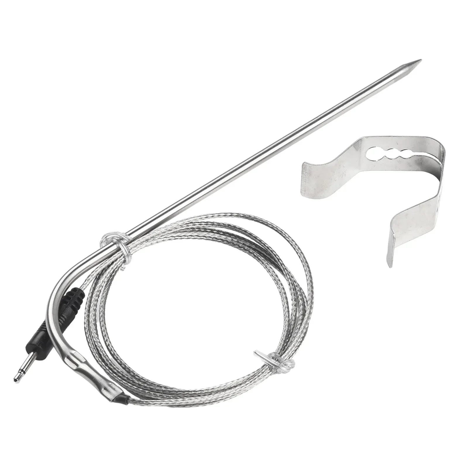 Réinitialisation de sonde de capteur de sonde de viande durable pratique, acier inoxydable, commande numérique pour PitbodiKitchen, extérieur, nouveau