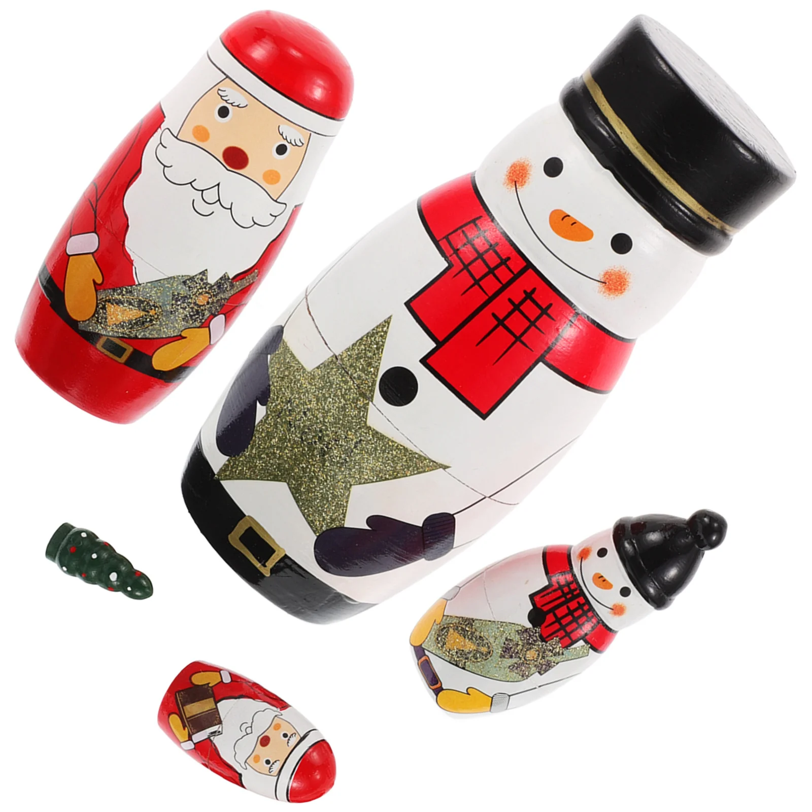 Matrioszka Bałwanek Rosyjska Matrioszka dla Dzieci Dorosłych Przechowywanie Biżuterii Dekoracja Prezent