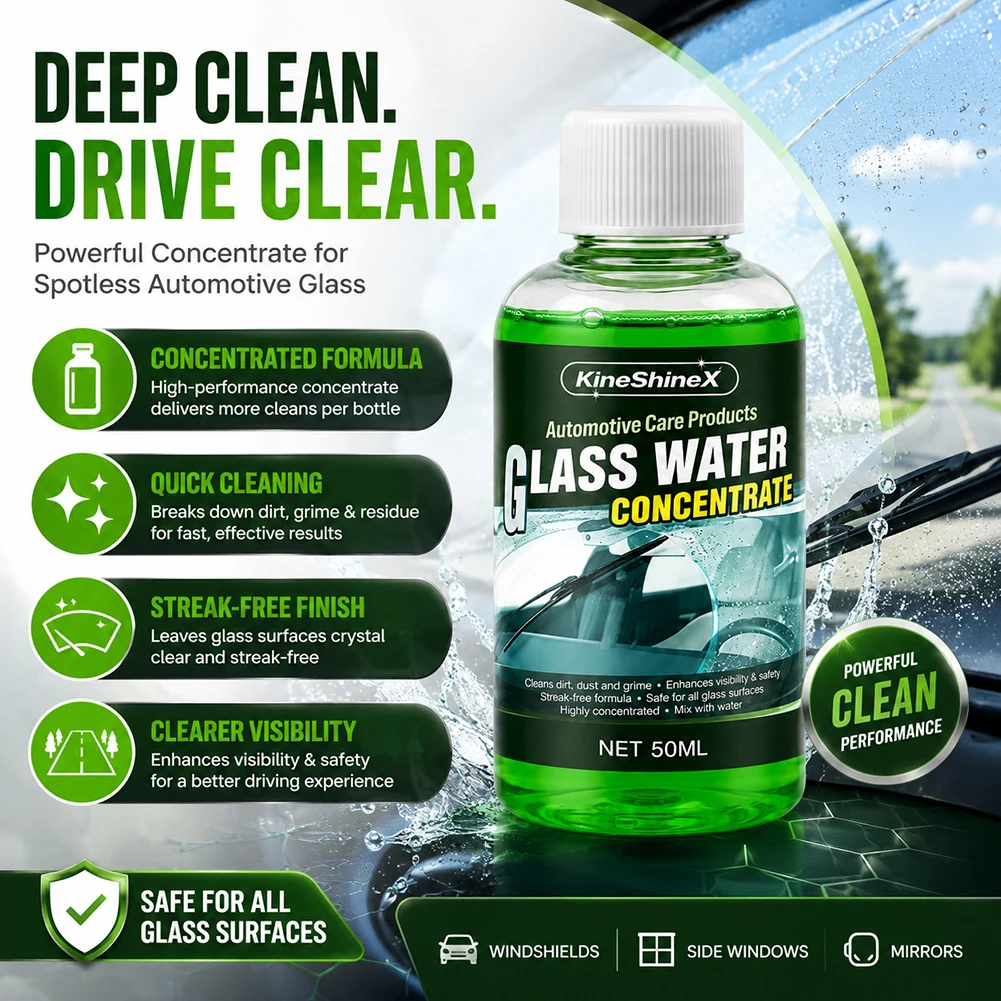 Windshield Washer Fluids For Cars All-season Protection In Any Weather. Bugs Splatter Defense