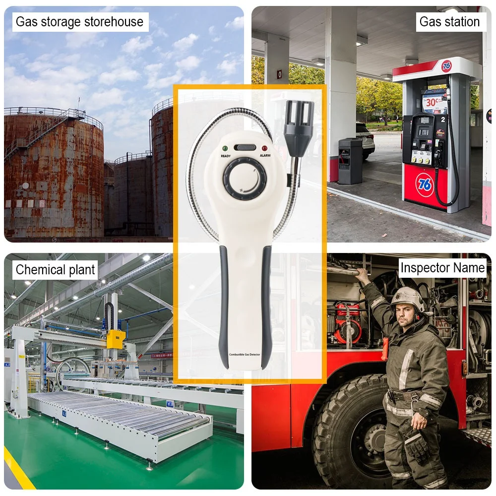 Analyseur de gaz naturel liquéfié au méthane et au biogaz, testeur d'alarme, détection de fuite de gaz et de Combustion, détecteur de gaz Combustible GM8800A