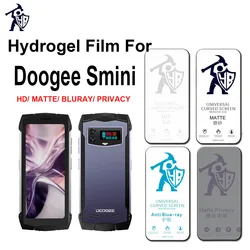 2pcs Matte Film For Doogee Smini HD Screen Protector Full Cover Anti Spy Privacy Protective Hydrogel Film Not Glass