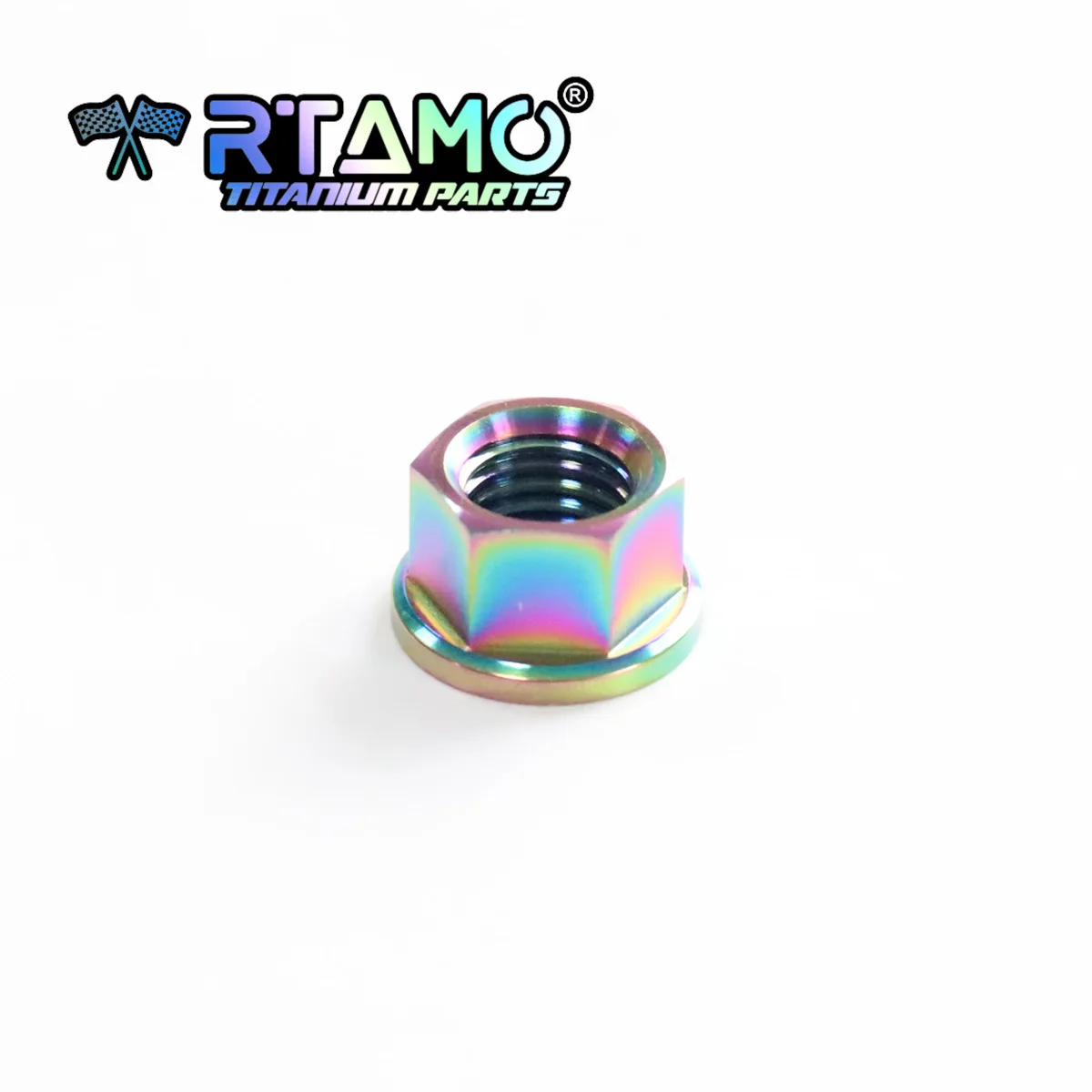 RTAMO Titan-Flanschmutter M5 M6 M8 M10 M12 M14 für Motorrad Fahrrad Auto Gr5 Mutter (1 Stück)