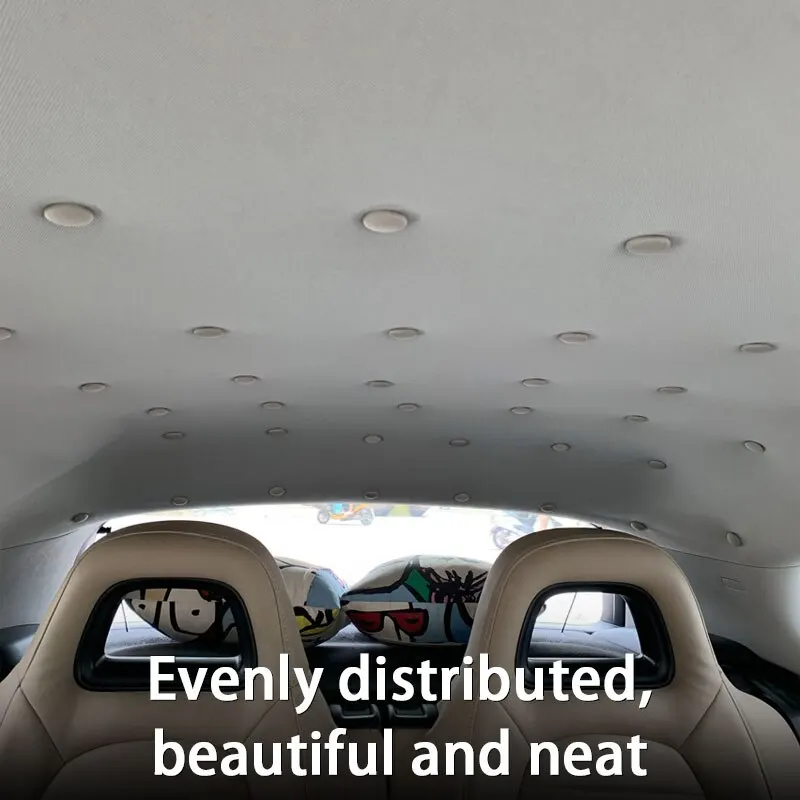 40Pcs Car Ceiling Repairing Screw Auto Interior Roof Cloth Clip Fixing Rivet 2cm Universal Car Roof Repairing Accessories