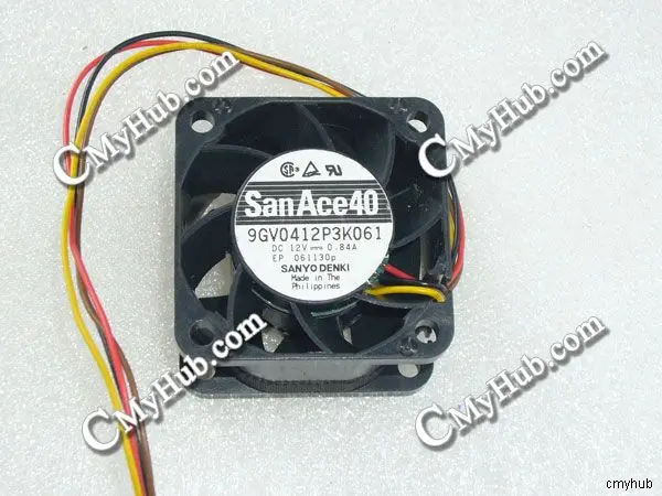 For SANYO DENKI 9GV0412P3K061 DC12V 0.84A 4028 4CM 40MM 40X40X28MM 4pin Cooling Fan 9GV0412P3K061