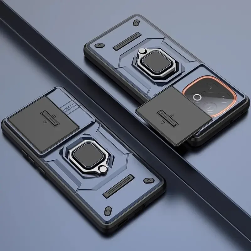 ل VIVO IQOO Neo 10 الصين Z10 5G حافظة مسنده الوفير الهاتف قذيفة الثقيلة درع الصلب ل IQOO 13 Neo10 Z 10 غطاء