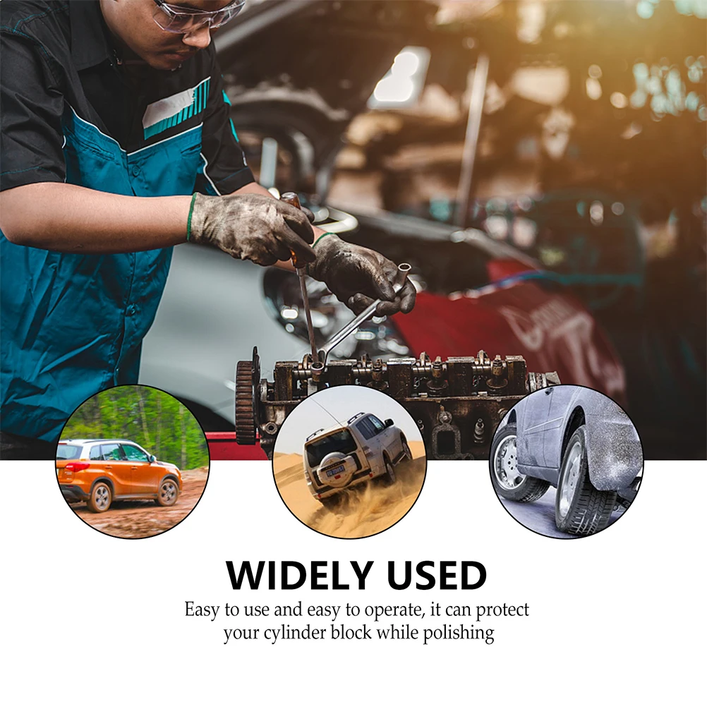 

Cylinder Grinder 64mm Hone Tool Small Brake Honing Wheel Car Truck Tractor Diesel Engine Cleaning Carbon Rust Removal Flexible