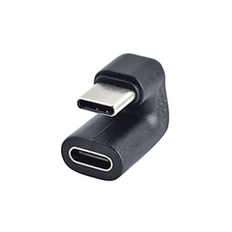 FULL-4Pcs 180 Degree Right Angle USB 3.1 Type C Male To Female USB-C Converter Adapter For  Xiaomi Huawei Smart Phone