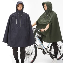 Bicycle Rain CoatCycling Rain Poncho Women/Men Multi Rain Gear Reflective Design Cycling Climbing Hiking Tour Rain Cover