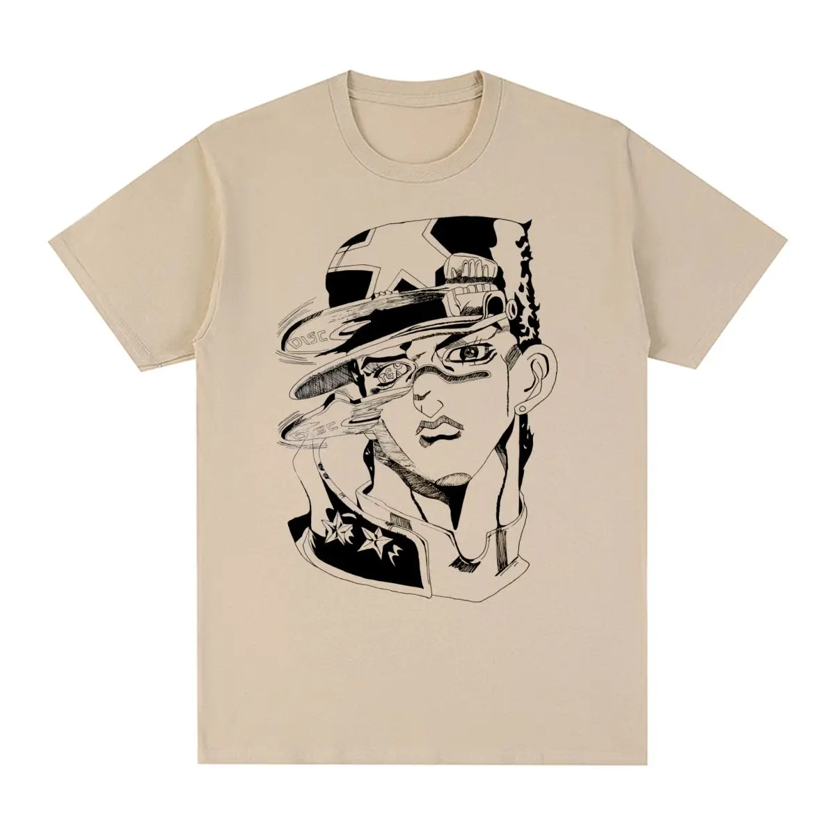 Jotaro Kujo Jojo Bizarre Adventure Vintage T-shirt Anime Graphic Cotton Men T shirt New Tee Tshirt Womens Tops