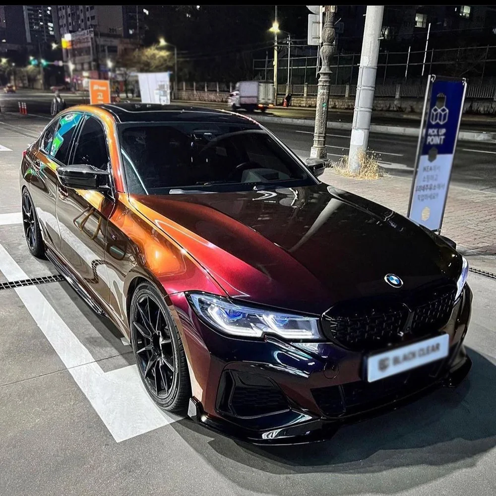 

WRAPMASTER 1,52*17 метров, черный, красный, суперглянцевый хамелеон, автомобильная виниловая пленка, автомобильные обертывания