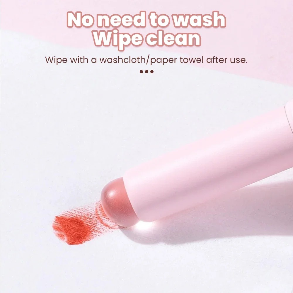 Silicone labbra e correttore trucco uniforme Halo pennello per tintura balsamo per le labbra strumento per il trucco rossetto e correttore pennello multifunzione