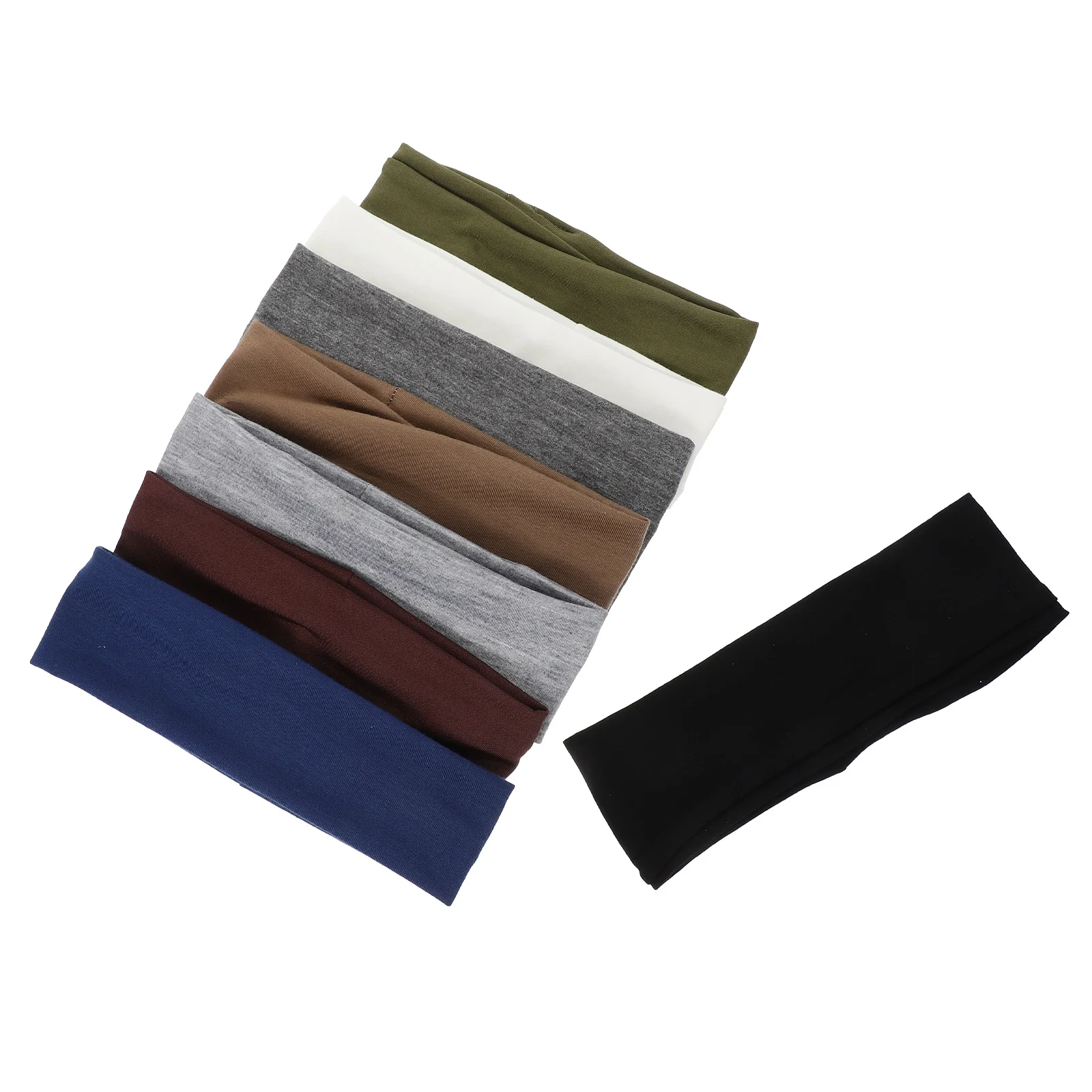 8 قطع من عصابات الرأس الرياضية للنساء، عصابات رأس لليوجا قابلة للتنفس، عصابة رأس للجري خفيفة الوزن للتمرين