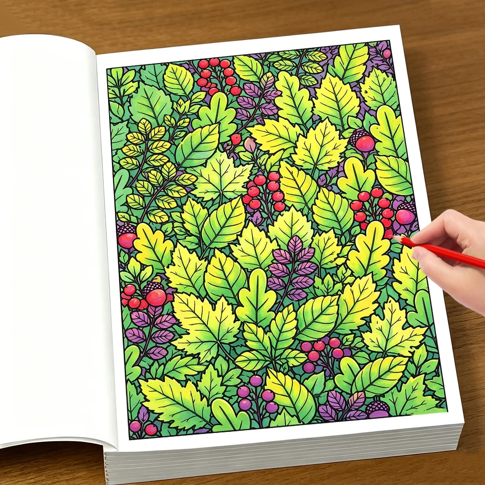 A Relaxing Trace-and-Color Book for Teens & Adults | Stress Relief Tracing and Coloring Pages for Anxiety Relief, Mindfulness